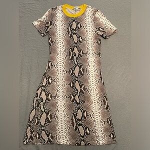 Snake Print Dress by Caraven size Xtra small